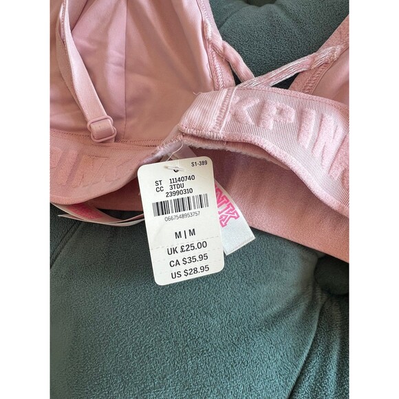 Victoria’s Secret PINK No Wire Bra sz Medium M - Picture 4 of 4